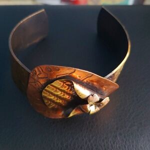 Brass and copper Bangle